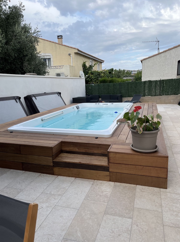 Installation d’un Spa de Nage R500 Endless Pools à Balaruc les Bains